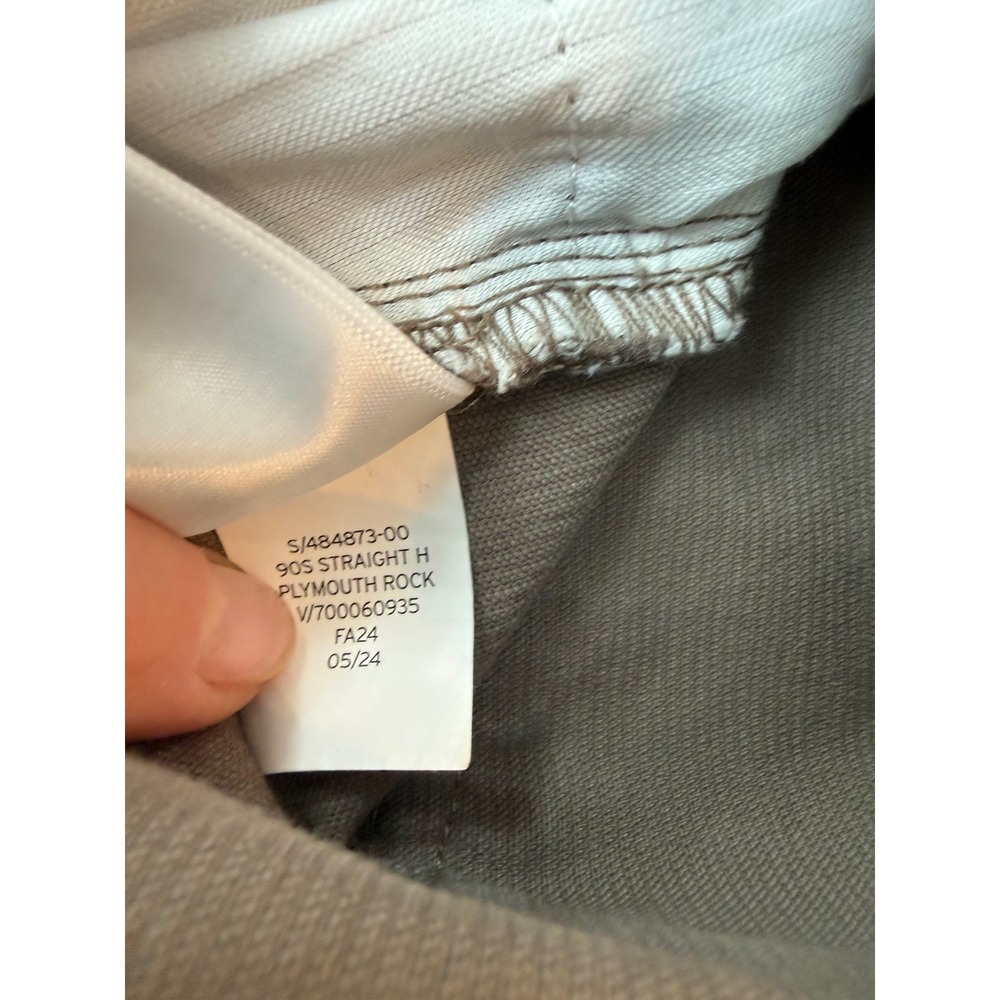 Gap 90s Straight High Rise Corduroy Pants Plymouth Rock Brown 31/12R 484873-00 - Picture 5 of 9